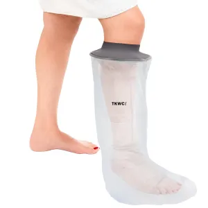 Water Proof Leg Cast Cover for Shower - Watertight Foot Protector (Half Leg (Soft))