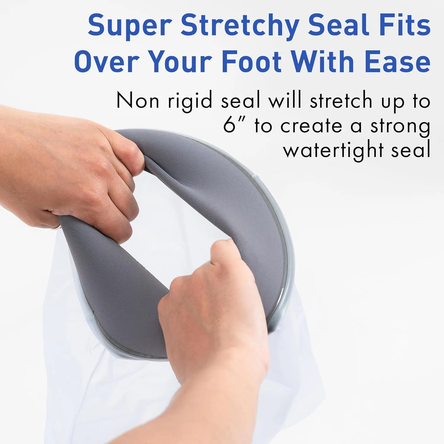 Water Proof Leg Cast Cover for Shower - Watertight Foot Protector (Half Leg (Soft))