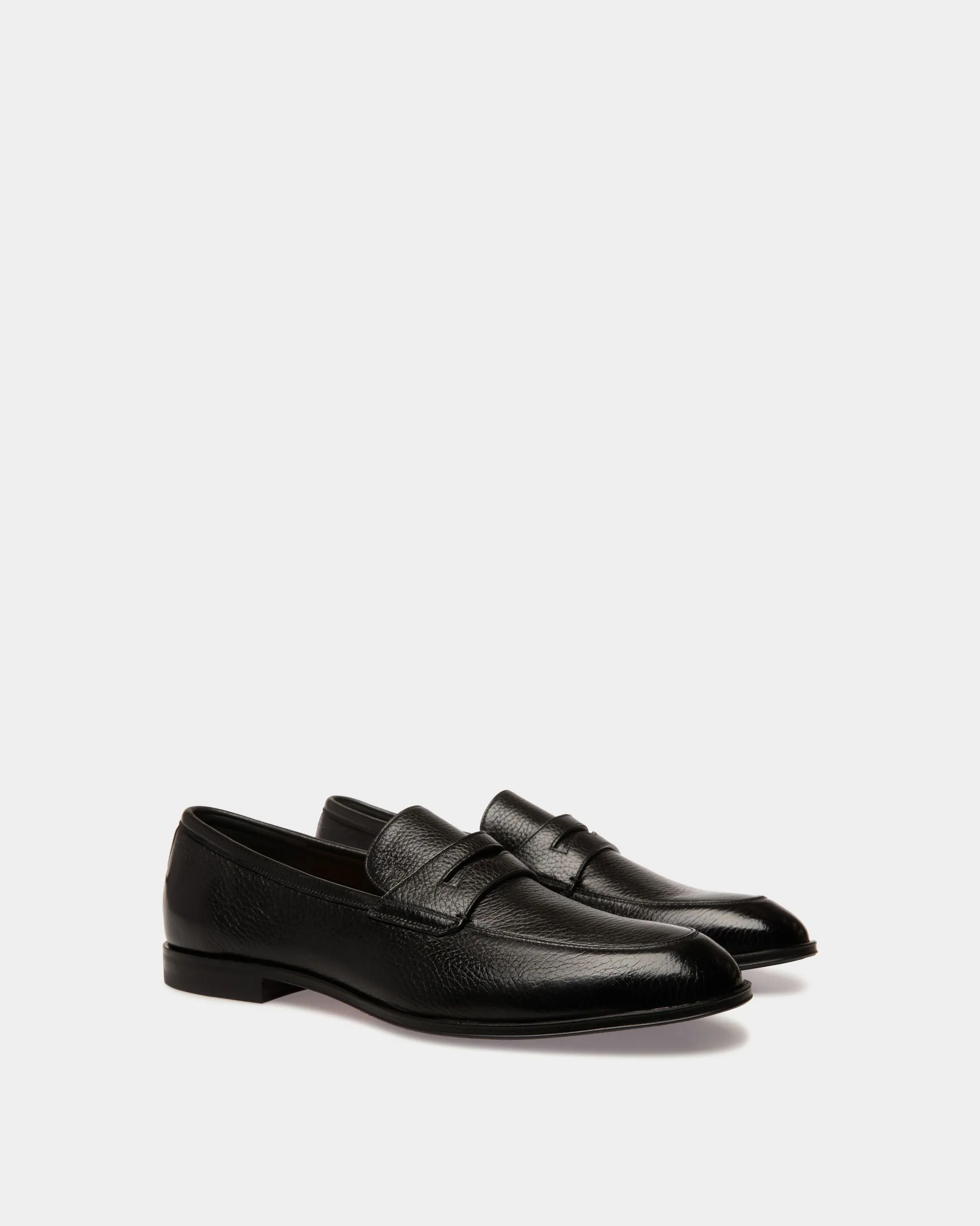 Webb Leather Loafers In Black
