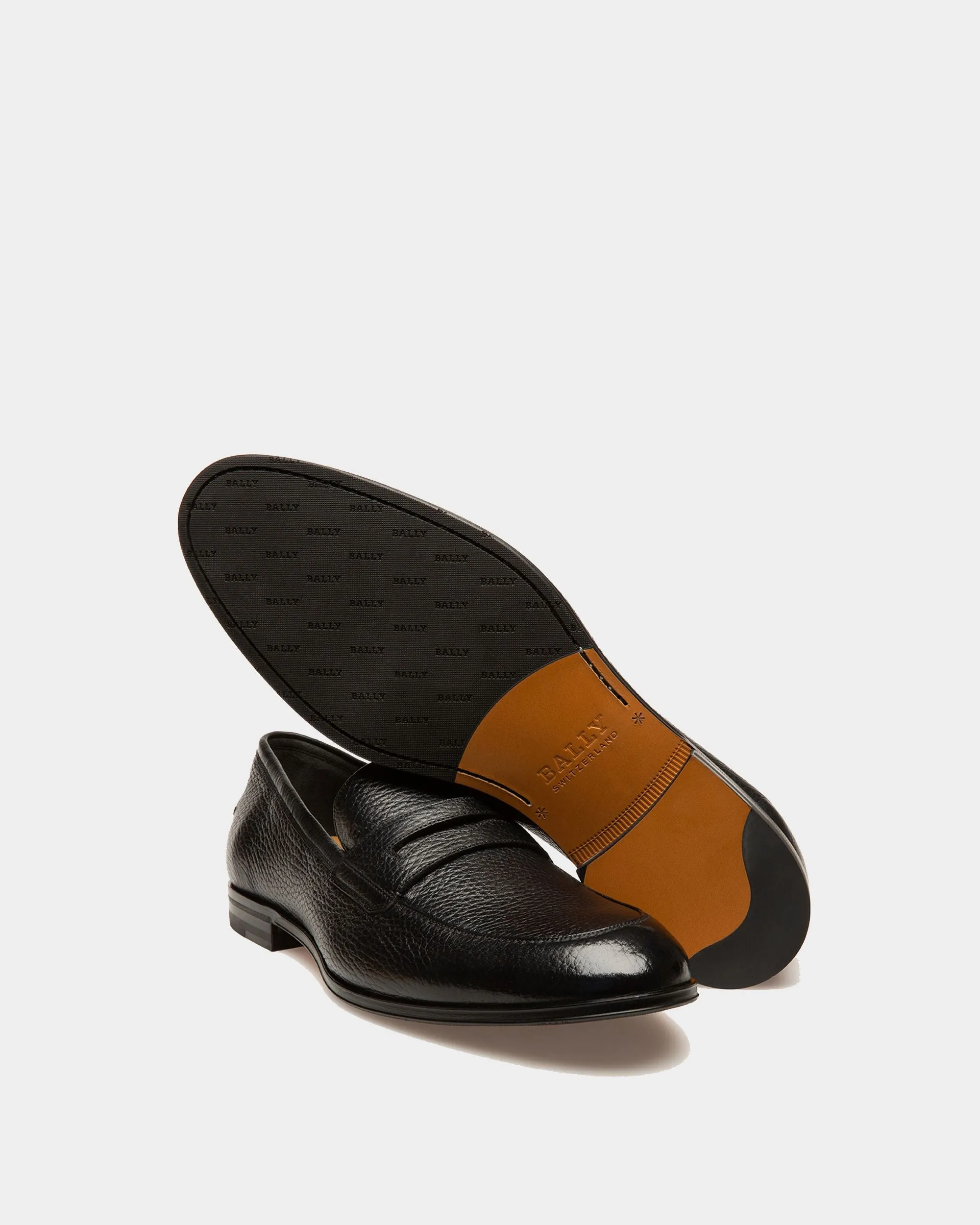 Webb Leather Loafers In Black