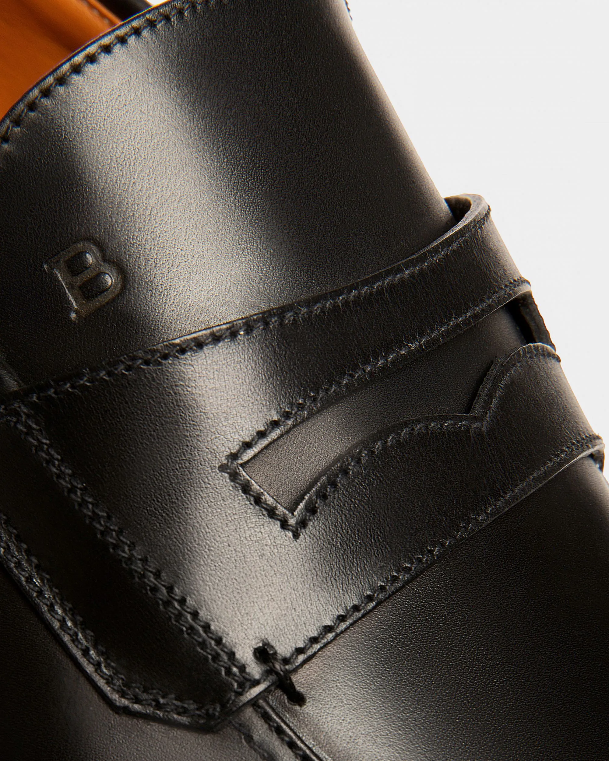 Webb Men's Calf Leather Penny Loafer In Black