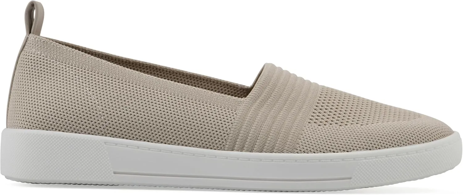 WHITE MOUNTAIN Women's Upright Woven Knit Slip-On Sneaker