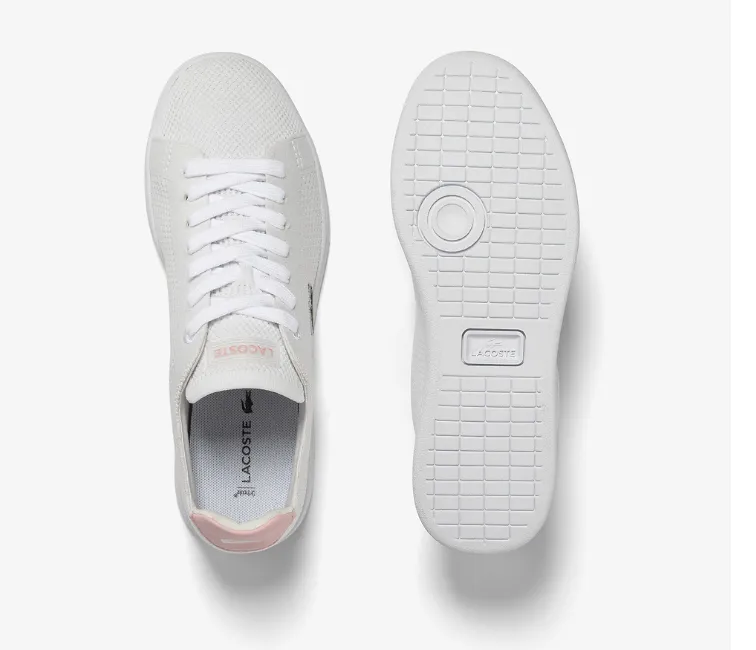 Women's Lacoste Carnaby Piquee 123 (White/Pink)