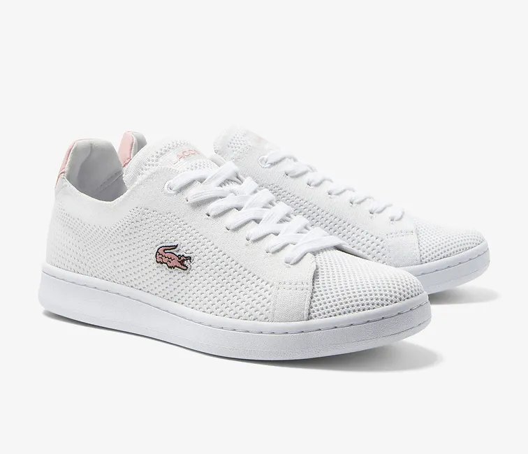 Women's Lacoste Carnaby Piquee 123 (White/Pink)
