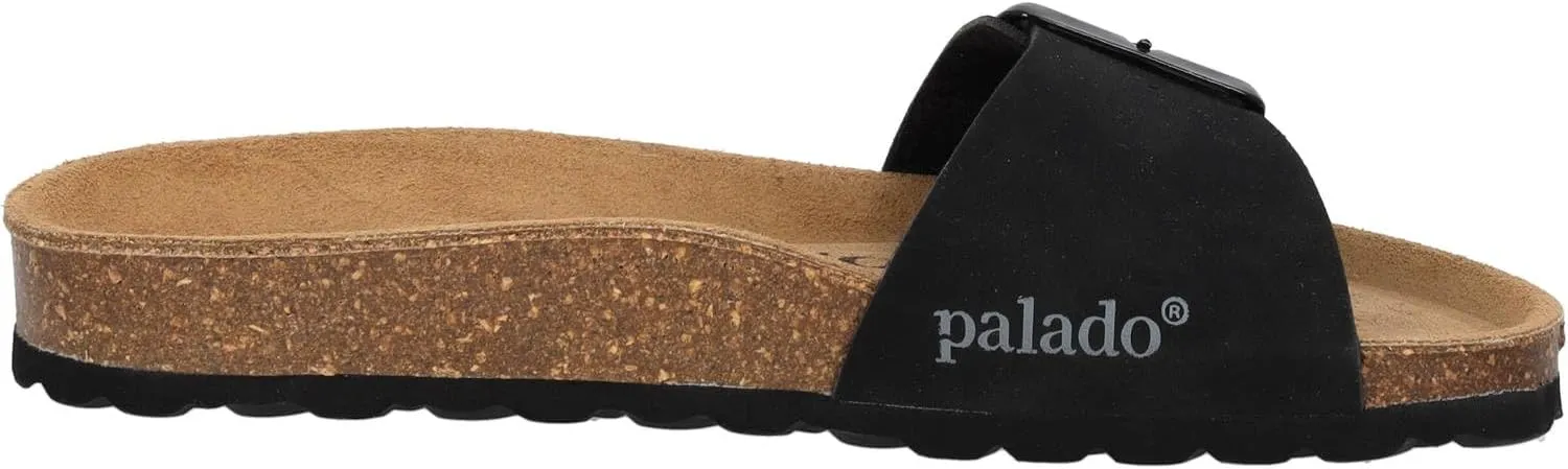 Women's Malta EGS Haze Mules - Elegant Sandals Made in Spain - Comfortable Slippers with Cork Footbed - Fashionable Summer Shoes