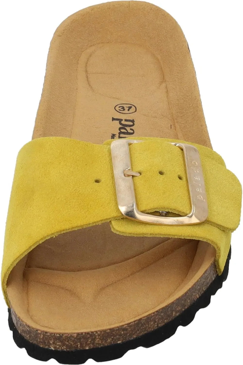 Women's Malta EGS Mono Velour Mules - Fashionable Sandals Made in Spain - Elegant Slippers with Cork Footbed - Comfortable Summer Shoes