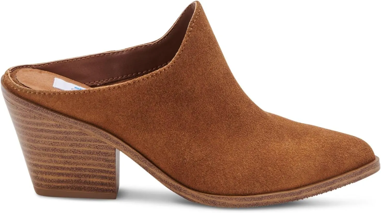 Womens Nia Suede Slip On Mules