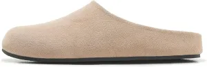 Women's Suede Clogs Round Toe Leather Mules Cork Footbed Clog with Arch Support Comfort Casual Slip-on Fall Shoes