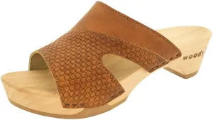 woody Women's Clog Mules, Safor Brown, 7