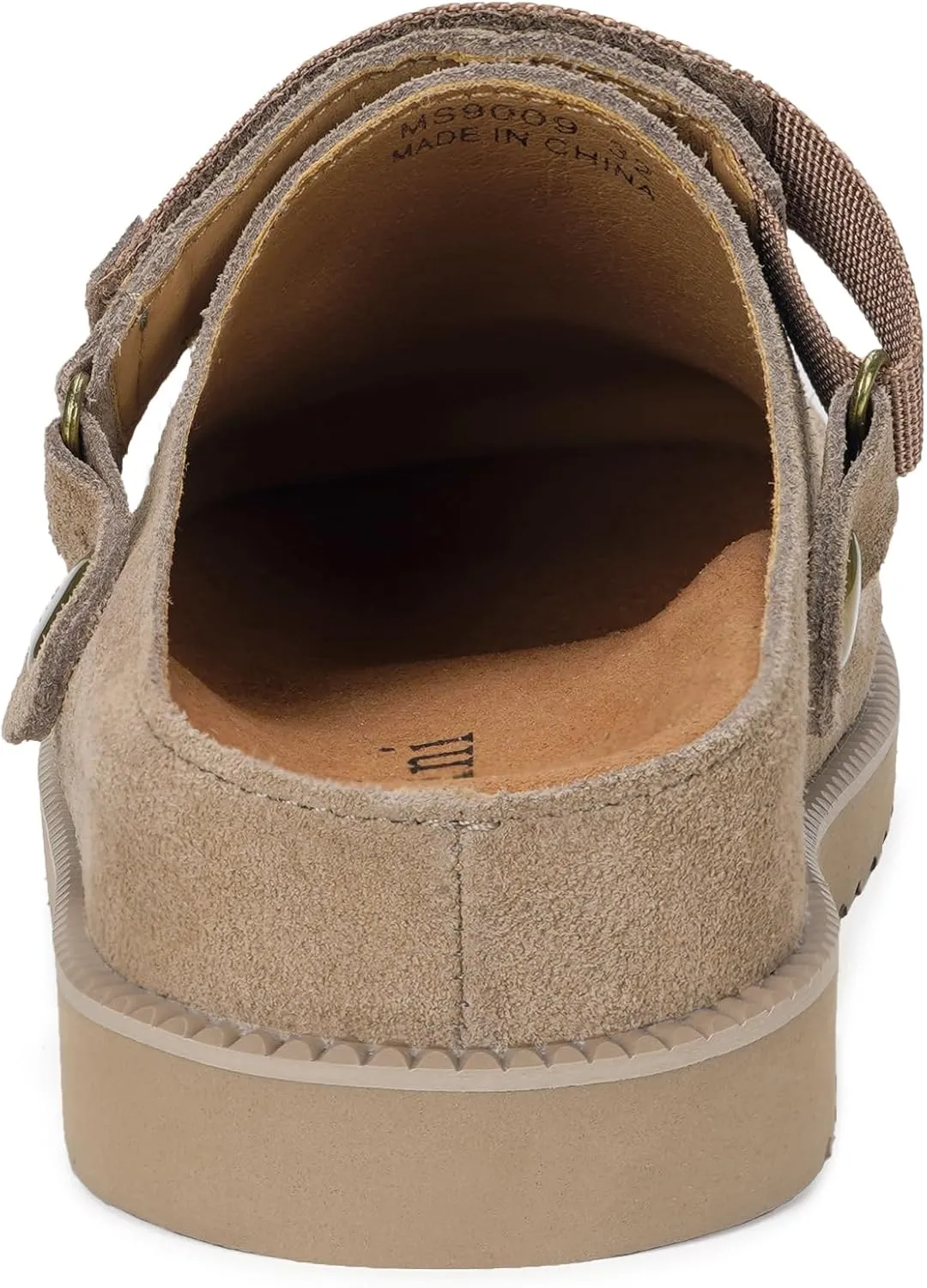 ZUSERIS Kids Clogs Girls Platform Slippers with Adjustable Back Strap Boys Slip On Suede Clog Slippers Cute Unisex-Child Leather Mules for Indoor and Outdoor