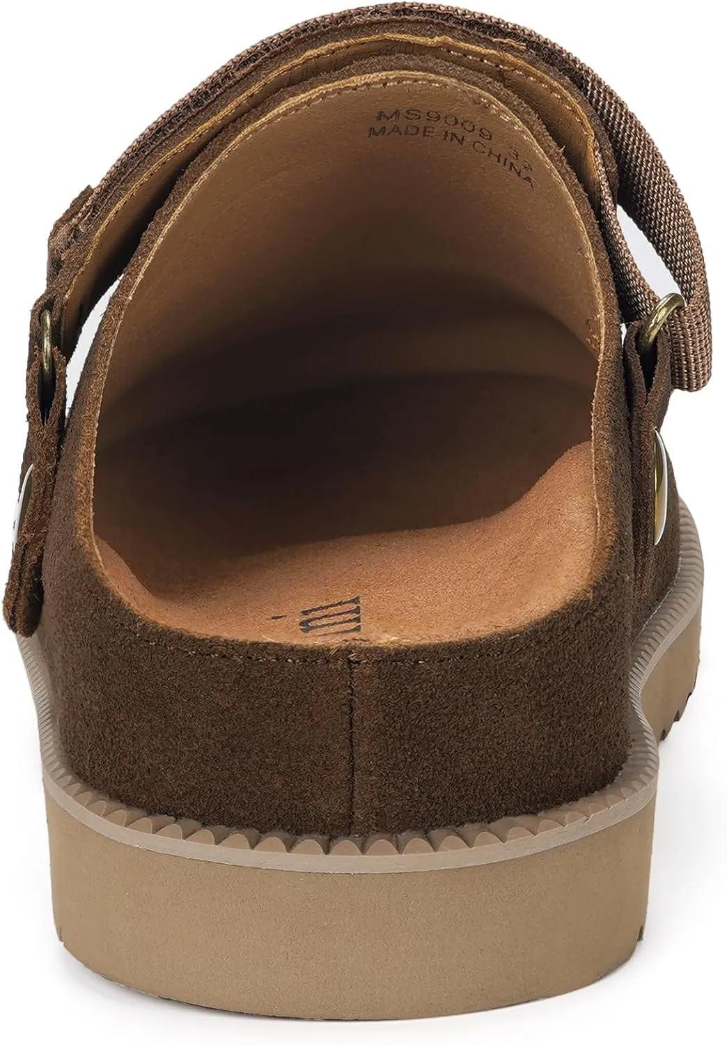 ZUSERIS Kids Clogs Girls Platform Slippers with Adjustable Back Strap Boys Slip On Suede Clog Slippers Cute Unisex-Child Leather Mules for Indoor and Outdoor