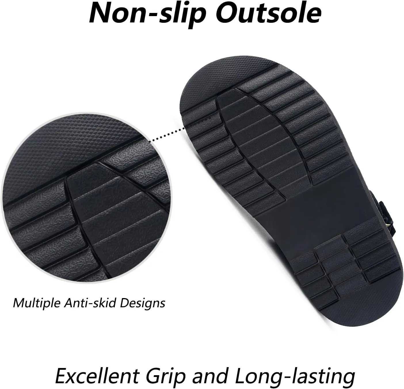 ZUSERIS Kids Clogs Girls Platform Slippers with Adjustable Back Strap Boys Slip On Suede Clog Slippers Cute Unisex-Child Leather Mules for Indoor and Outdoor