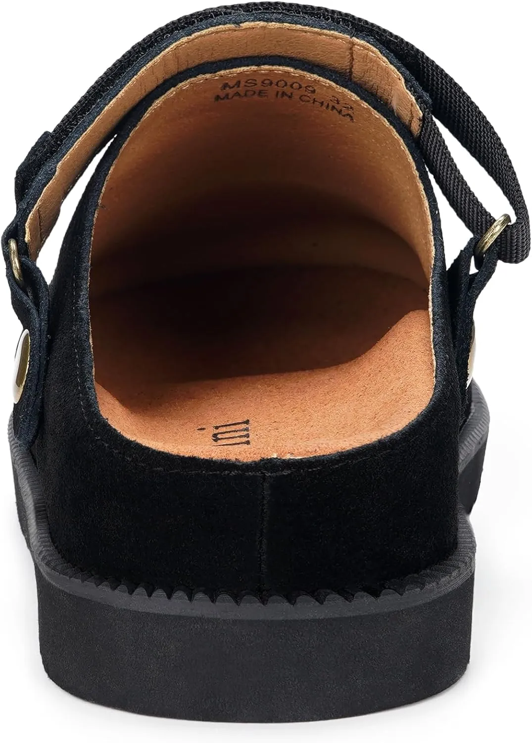 ZUSERIS Kids Clogs Girls Platform Slippers with Adjustable Back Strap Boys Slip On Suede Clog Slippers Cute Unisex-Child Leather Mules for Indoor and Outdoor